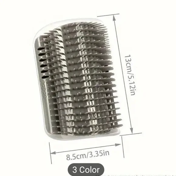 Black Self Grooming Brush For Cats - Picture 2 of 7